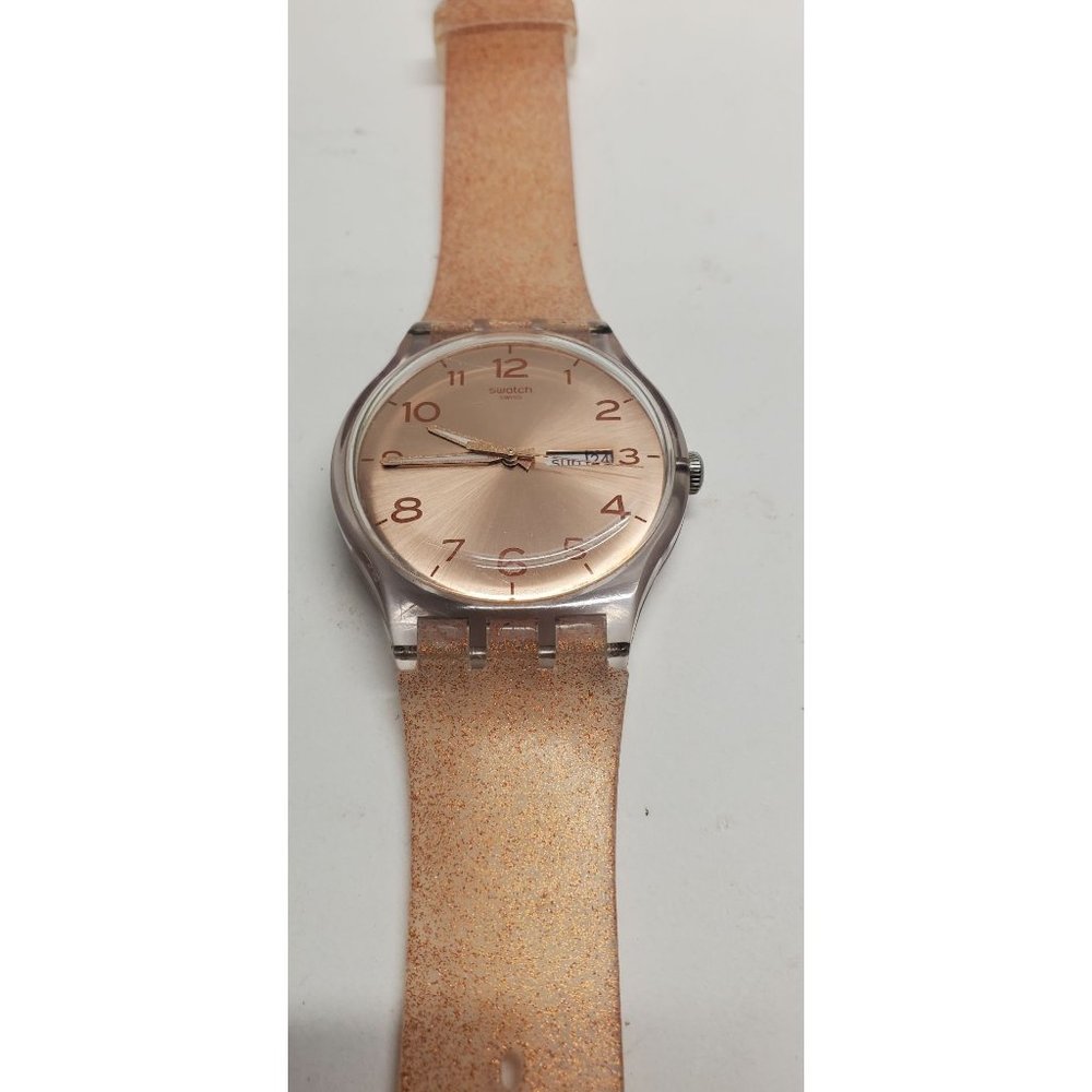 Swatch: Pink Glistar: SUOK703: Preowned